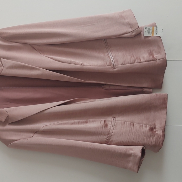 INC International Concepts Dusk Open Blazer in Mauve Rose Size 3X NWT - Picture 4 of 16